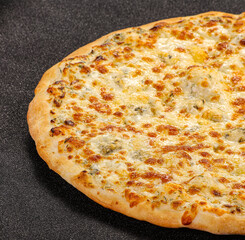 Italian traditional Pizza four cheeses