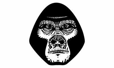 Monkey tattoo design Gorilla