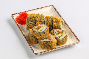 Japanese tempura rill with fish