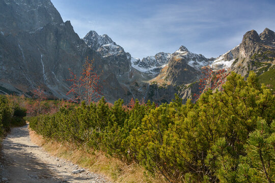 on the way to the Zelen&eacute; pleso Kežmarsk&eacute;
