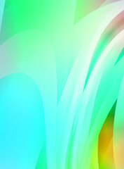 Abstract background with colorful gradient. Vibrant graphic wallpaper with stripes design. Fluid 2D illustration of modern movement.