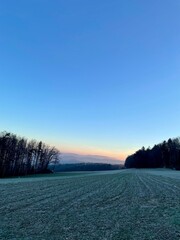 sunrise over the river