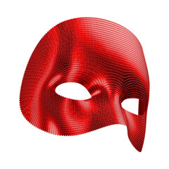 3D sequined carnival mask