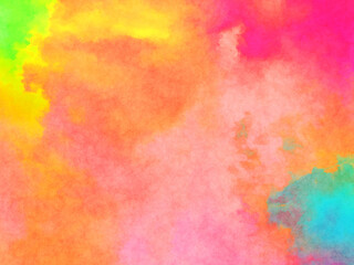 Modern brush strokes painting. Soft color painted illustration of soothing composition for poster, wall art, banner, card, book cover or packaging. Watercolor abstract painting with pastel colors.