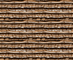 Seamless texture pattern. Line fabric print. 