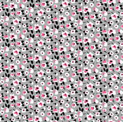 Seamless flowers pattern, floral print.