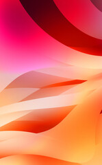 Abstract background with colorful gradient. Vibrant graphic wallpaper with stripes design. Fluid 2D illustration of modern movement.