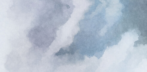 Watercolor painted background. Abstract Illustration wallpaper. Brush stroked painting. 2D Illustration.