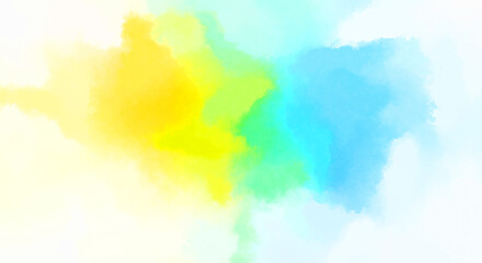 Watercolor painted background. Abstract Illustration wallpaper. Brush stroked painting. 2D Illustration.