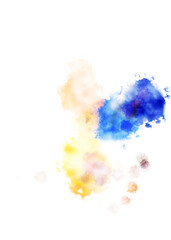 Brushed Painted Abstract Background. Brush stroked painting. Artistic vibrant and colorful wallpaper..