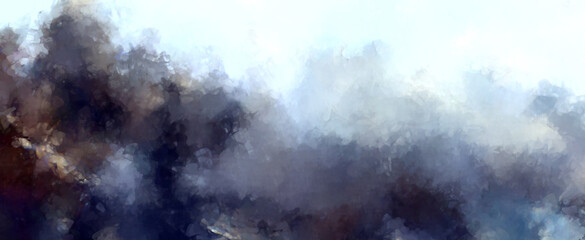 Expressive brushed painting on canvas. Abstract texture. 2d illustration. Wide brushstrokes. Modern digital art. Contemporary brush. Modern expression. Popular style pattern painted image.