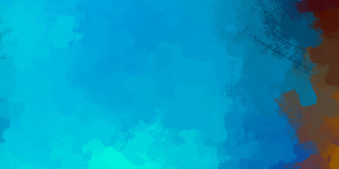 Wall art. Unique and creative illustration. Brush stroked painting. Abstract background of colorful brush strokes. Brushed vibrant wallpaper. Painted artistic creation.