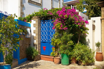 Fototapeta na wymiar Traditional housing in Koskinou Rhodes Greece