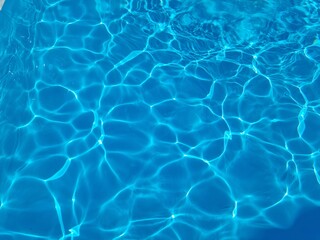 blue water pool background