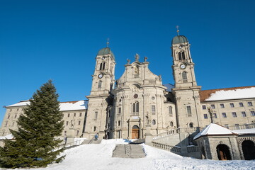 The Benedictine abbey of Saint Meinrad in Einsiedeln, Switzerland