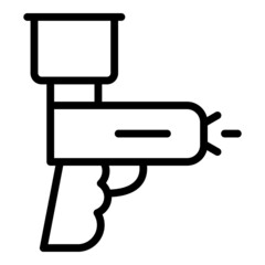 Spray gun icon outline vector. Paint car. Sprayer auto