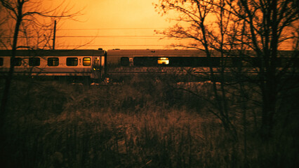 train infrared © Kazimierz