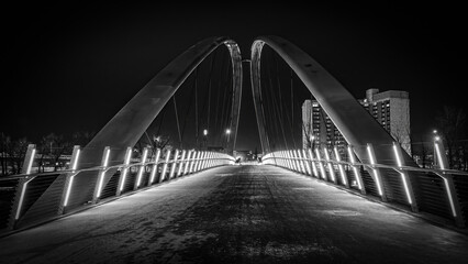 East Village Calgary Pedestrian Bridge