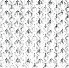 Rich, heavy fabric texture. Vector texture of weaving cloth. Grunge background. Abstract halftone vector illustration. Overlay for interesting effect and depth. Black isolated on white background.