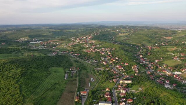 Aerial view of Oradea, Romania