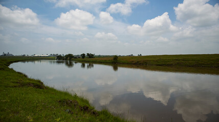 lake and sky