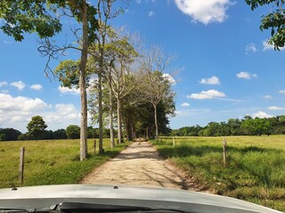 road in the countryside