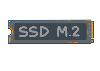 手描き風　自作パソコンパーツ　SSD　M.2