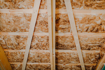 attic insulation with mineral wool