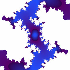 Fototapeta premium Abstract blue purple background, cmyk splashes