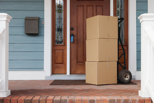 Packages Left By Door