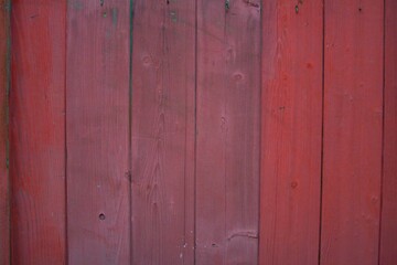 Red Wood Fence