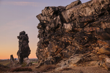 Devil's wall, Teufelsmauer, Saxony Anhalt, Germany