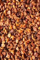 Dried Brown Raisins Background