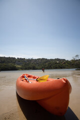 kayak on the lake