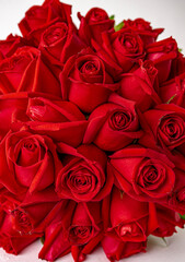 red roses bouquet