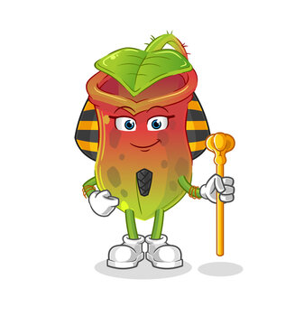 recommend clip art: Nepenthes ancient egypt cartoon. cartoon mascot vector