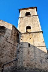 Fototapeta na wymiar the historic center of Teggiano Campania Italy