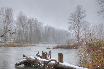 Willamette Rive in Oregon