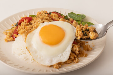 ガパオライス　(タイ米・ジャスミンライス)