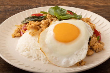 ガパオライス　(タイ米・ジャスミンライス)