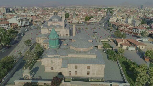 Selimiye Mosque and Mevlana Museum in Konya, Turkey