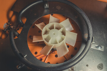 The internal device of the electric dryer for the dehydration of vegetables and fruits. Repair of...