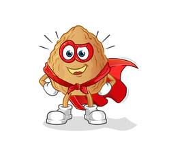 almond heroes vector. cartoon character
