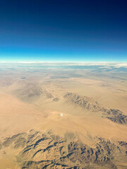 Fototapeta na wymiar Canyons, Mesa and hills in the desert of the Southwest United States