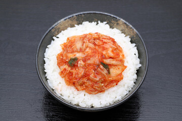 キムチご飯