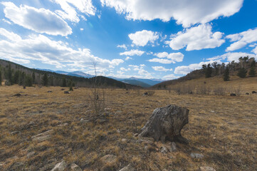 landscape in the mountains