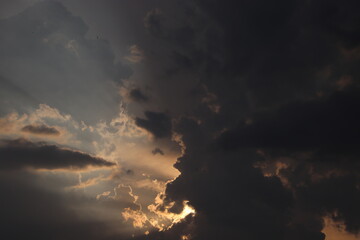 Obraz premium clouds at sunset