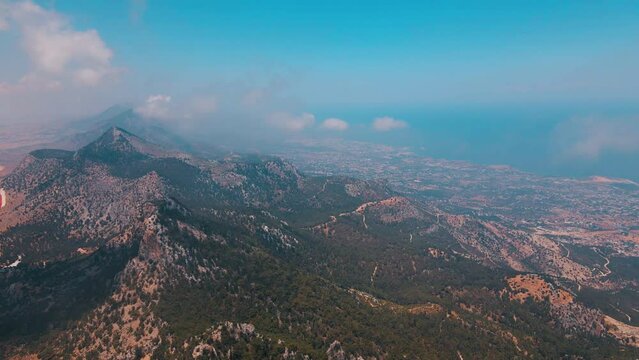 Kyrenia Mountains in North Cyprus