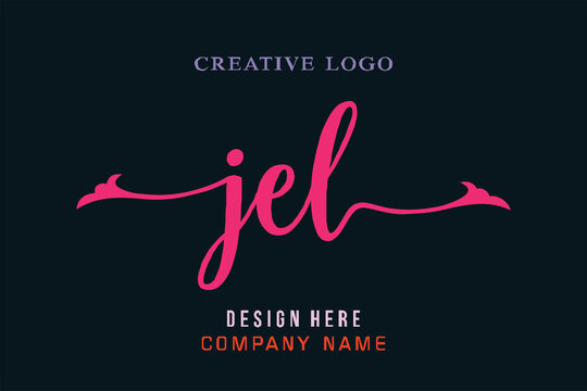 JEL   lettering logo is simple, easy to understand and authoritative