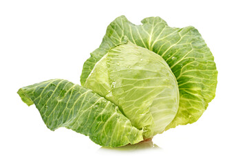 cabbage isolated on white background